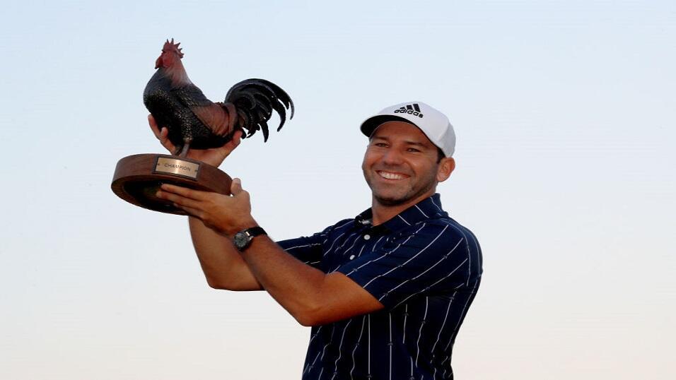 Spanish golfer Sergio Garcia wins the Sanderson Farms Championship